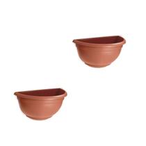 2X Vaso de Parede Pequeno (1,5L) Cerâmica NUTRIPLAN