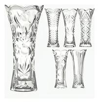 2X Vaso Decorativo Vidro Cristal Jarrinho Arranjo Flores Sal 2X Vaso Decorativo Vidro Cristal Jarrinho Arranjo Flores Sal