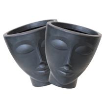 2X Vaso Face Mulher 17 (2,19L) Preto NUTRIPLAN