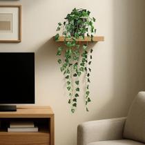 2X Vaso Folhagem Pendente Corrente De Heras Artificial Reali