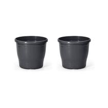 2X Vaso Primavera 05 (8L) Preto NUTRIPLAN