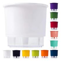 2X Vaso Raiz Auto Irrigável 16Cm N3 Autoirrigável Planta Cor