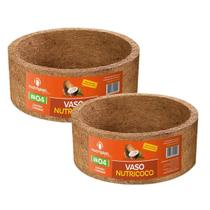 2X Vaso Redondo Nutricoco N04 (13x25,5cm) NUTRIPLAN