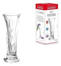 2X Vaso Solitário 14,6Cm Vidro Decorativo