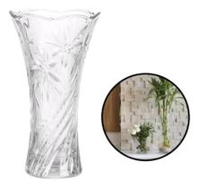 2X Vaso Vidro Planta 23Cm Flores Decoração Sala Mesa Festas
