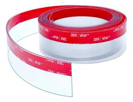 2X Veda Porta 2,5 Cm Altura, Vedapratic 1 Metro Transparente 2X Veda Porta 2,5 Cm Altura, Vedapratic 1 Metro Transparente