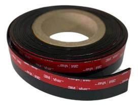 2X Veda Porta Portão Janela 3Mts X 4Cm Altura Preto Tipo Rod