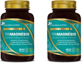 2x Vegan Trimagnésio (Taurato, Malato e bisgli) 60 Caps FNB 2x Vegan Trimagnésio (Taurato, Malato e bisgli) 60 Caps FNB