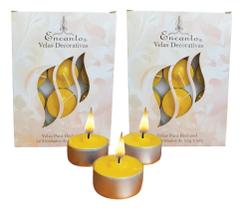 2X Velas Citronela Aromáticas Rechaud 24 Unidades Recho Enca