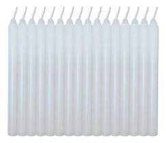 2X Velas Palito Brancas 18,5Cm 1 Kg