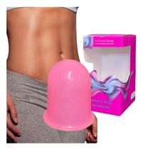 2X Ventosa Silicone Reduz Celulite Efeito Casca Laranja Gran