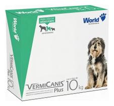 2X Vermífugo Vermicanis 800Mg - Para Cães De Até 10Kg - Worl