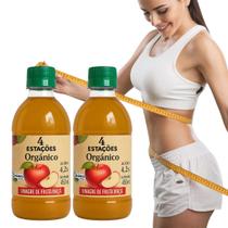 2X Vinagre de Maçã Orgânico 4,2 acidez 450ml 4 Estações 2X Vinagre de Maçã Orgânico 4,2 acidez 450ml 4 Estações