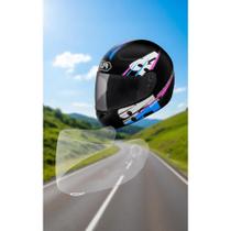 2x Viseira Cristal P/ Capacete F-7, F-8, F-9 - Transparente 2x Viseira Cristal P/ Capacete F-7, F-8, F-9 - Transparente