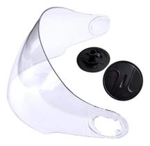 2X Viseira New Liberty 3 Cristal + Par Reparo Fixador