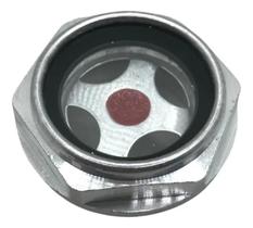 2X Visor Nível De Óleo Metal Para Compressor De Ar Rosca 1/2