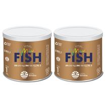 2x Vital Mini Fish Ômega 3 Vitamina E Vital Âtman 60 Cápsulas