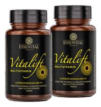 2x Vitalift Polivitamínico Vegano Essential Nutrition