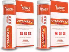 2x Vitamim C+ Vitamina C 10 Comprimidos Efervercentes Nataly
