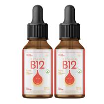 2x Vitamina B12 Metilcobalamina 2,4mcg Kids True Source Morango 30ml