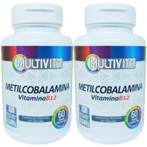 2x Vitamina B12 Metilcobalamina 414% 60 Cápsulas - Flora Nativa do Brasil