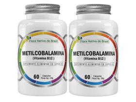 2x Vitamina B12 Metilcobalamina 414% 60 Cápsulas