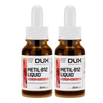 2x Vitamina B12 Metilcobalamina Dux Morango E Limão 20ml