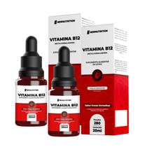 2x Vitamina B12 Metilcobalamina Frutas Vermelhas New Nutrition 20ml