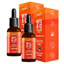 2x Vitamina B12 Metilcobalanina Bigens Frutas Vermelhas 20ml 2x Vitamina B12 Metilcobalanina Bigens Frutas Vermelhas 20ml