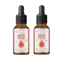 2x Vitamina B12 sabor Morango - True 30 ml 2x Vitamina B12 sabor Morango - True 30 ml
