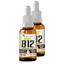 2x Vitamina B12 Sublingual Metilcobalamina 9,94 Mcg Fnb 20ml