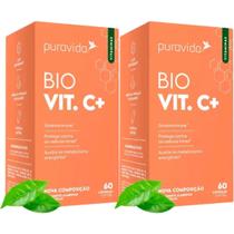 2x Vitamina C Lipossomal 1100mg 60 Cáps Puravida