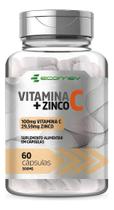 2X Vitamina C Y Zinco Quelado 500Mg 60Cáps 1 Ao Dia Ecomev S