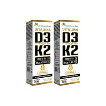 2X Vitamina D3 2000UI K2 Gotas 20ml Flora Nativa