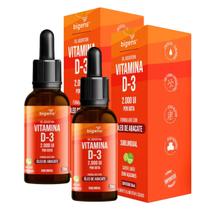 2x Vitamina D3 2000ui Óleo de Abacate Bigens Limão 20ml