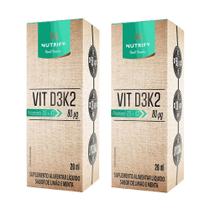 2x Vitamina D3K2 em gotas - Nutrify 20ml
