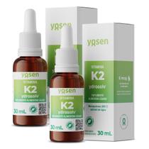 2x Vitamina K2 Menaquinona Ydrosolv Yosen 30ml 2x Vitamina K2 Menaquinona Ydrosolv Yosen 30ml