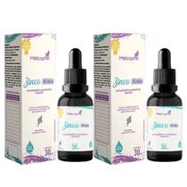 2x Vitamina Zinco Kids Baunilha 30ml Melcoprol
