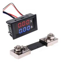 2X Voltímetro Amperímetro + Shunt Dc 0-100V 0-100A Mfl