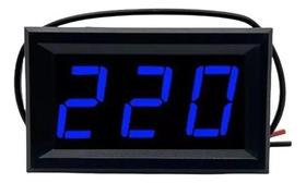 2X Voltimetro Digital Medidor Tensão Led Ac Ca 110V 220V 380