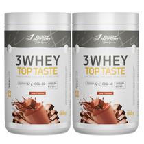 2x Whey 3W Top Taste Body Action Chocolate 900g - 2x Whey 3W Top Taste Body Action Chocolate 900g -