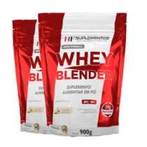2x whey blender concentrado baunilha 900g hf suplementos 2x whey blender concentrado baunilha 900g hf suplementos