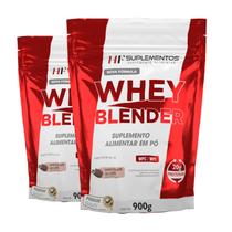 2x whey blender concentrado chocolate 900g hf suplementos 2x whey blender concentrado chocolate 900g hf suplementos