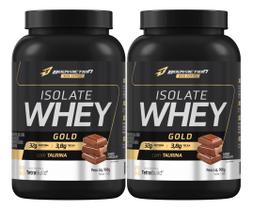 2x Whey Isolado Isolate Gold 900g Bodyaction