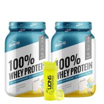 2x Whey Protein 100% Concentrado (900g) Shark Pro + Coqueteleira Cor Sortida 700 ml