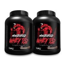 2x Whey Protein 100% Super Pure (1,8kg) - (1,8kg) - Monsterfeed