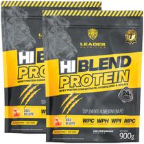 2x Whey Protein Hi-Blend 900g Leader Nutrition - Doce de Leite