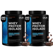 2x Whey Protein Isolado Dux 900g - Chocolate