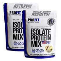 2x Whey Protein Isolado Mix Refil 900g - Profit