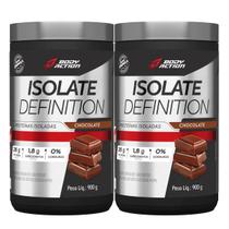 2x Whey Protein Isolate Definition Body Action Chocolate 900g -